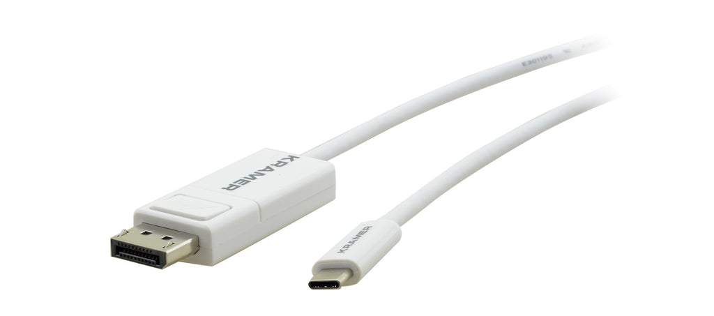 USB Type–C (M) to DisplayPort (M) - 1.8M WHITE - Counterpoint