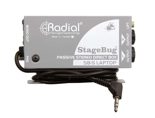 Radial StageBug SB-5 Laptop Passive Stereo Direct Box - Counterpoint