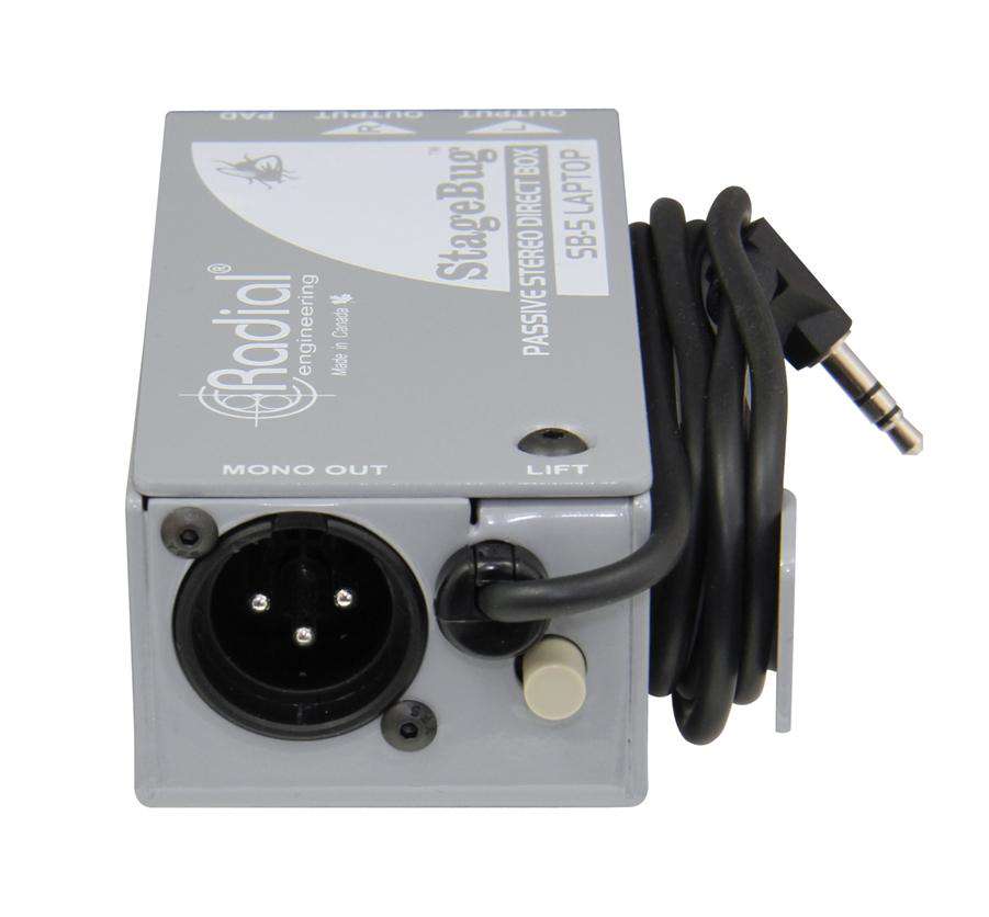 Radial StageBug SB-5 Passive Stereo Direct Box, R800-0150-00 for