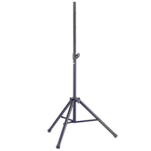 Stagg Heavy-Duty Steel Speaker Stand with Folding Legs - Black - Counterpoint