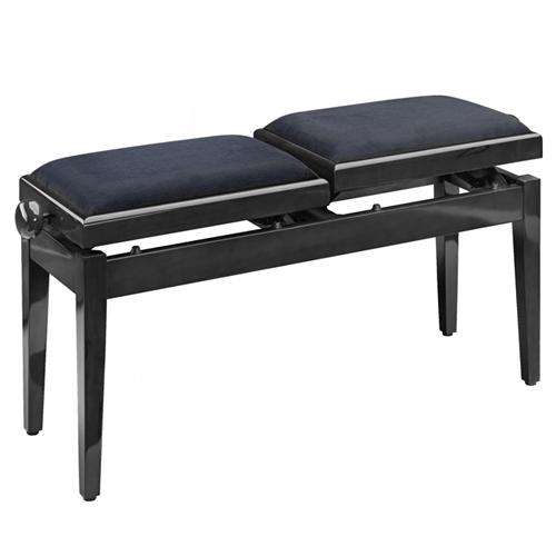 Stagg PB245 Twin Piano Bench - Black - Counterpoint