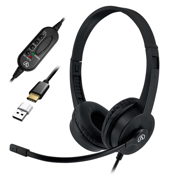 Andrea AC-155 USB Stereo USB Computer Headset - Counterpoint