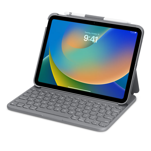 Logitech Keyboard Slim Folio for 10.9" iPad - Grey - Counterpoint