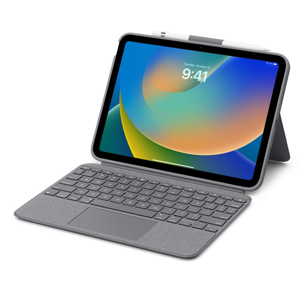 Logitech Combo Touch Keyboard & Folio for 10.9" iPad - Grey - Counterpoint
