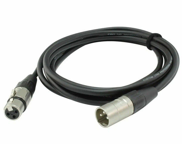 Pro Microphone Cable XLRm to XLRf - 6m - REAN Neutrik Connectors - Counterpoint