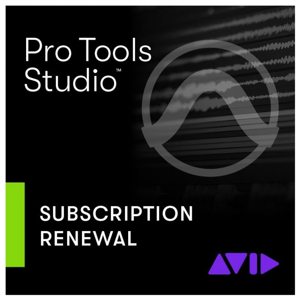 AVID Pro Tools Studio 1-Year Subscription Renewal - Counterpoint