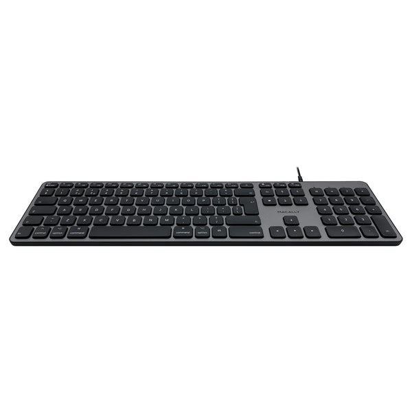 Macally UZKEY-UK Full Size USB-C Keyboard for Mac - UK English Layout - Space Grey - Counterpoint