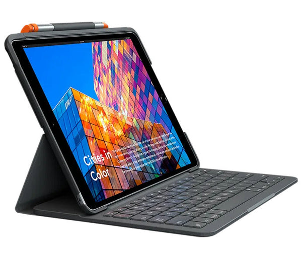 Logitech Slim Folio Keyboard Case for 10.2" iPad - Black - Counterpoint