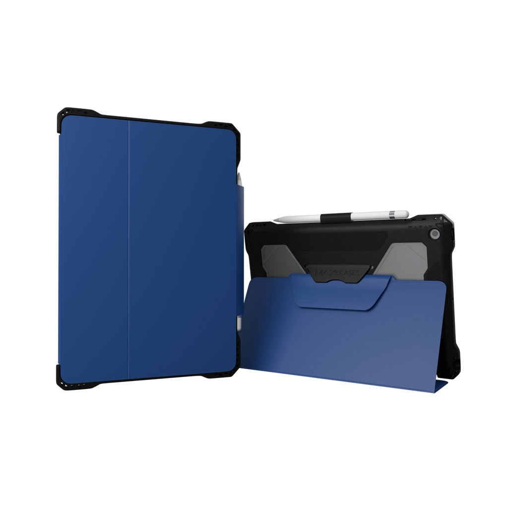 MAXCase Extreme Folio-X2 Back Cover for iPad 10.2" - Blue - Counterpoint