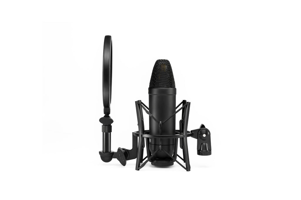 Rode NT1-Kit - Black, NT1 Microphone, Shock-mount & Pop