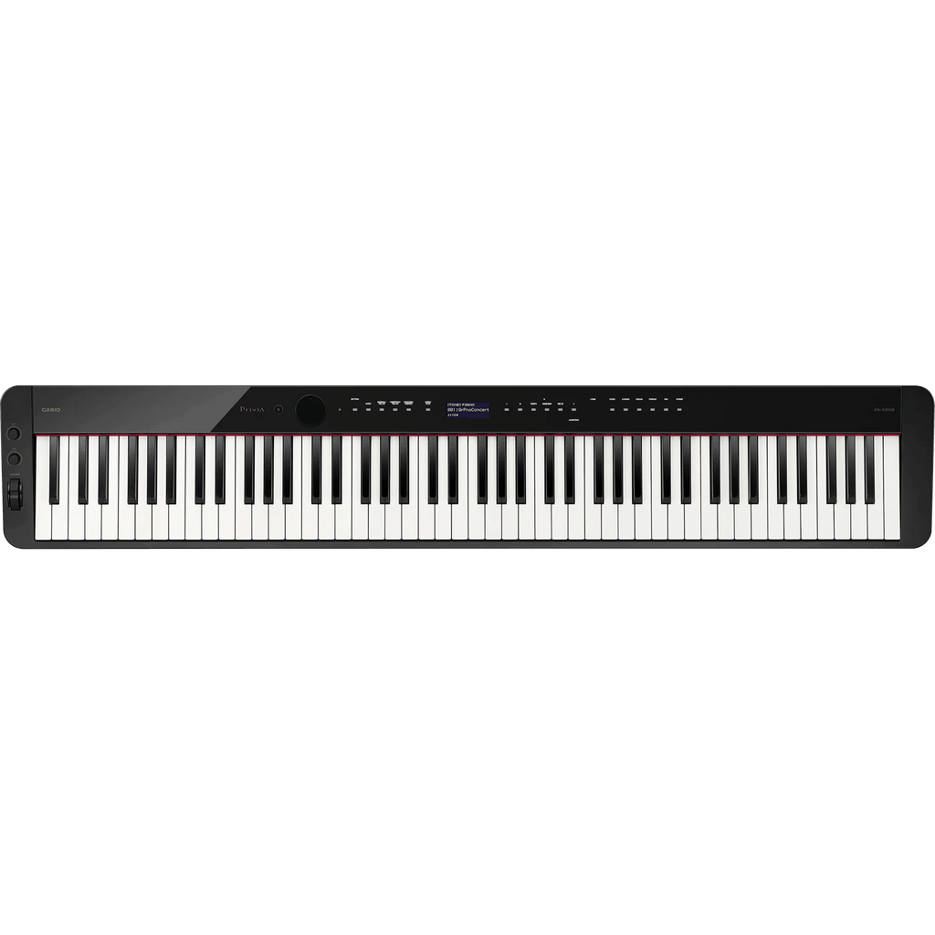 Casio PX-S3100BK Privia Digital Piano - Black - Including Adaptor - Counterpoint