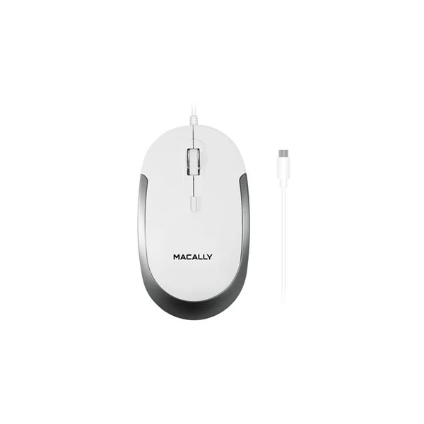 Macally USB-C Optical Silent Click Mouse - Counterpoint
