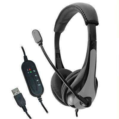 AVID AE-39 USB Headset with Microphone & 6ft Braided Cord - Counterpoint