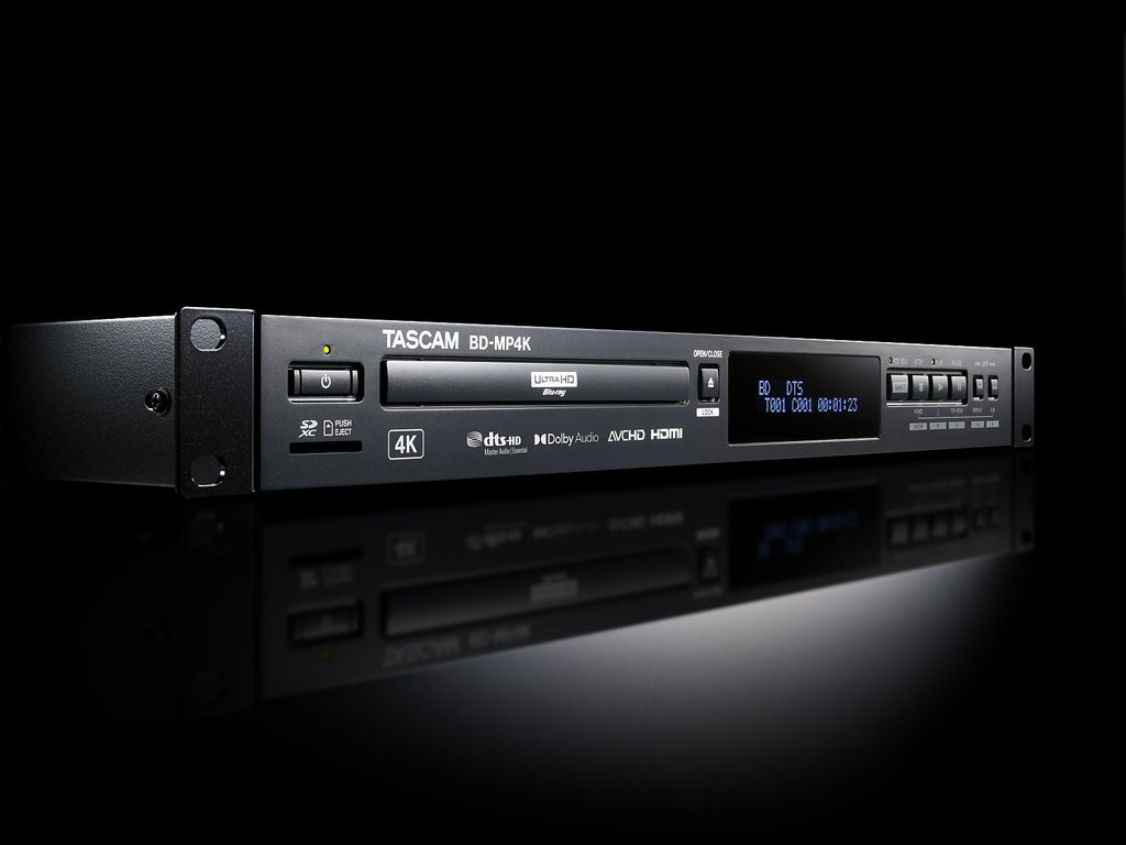 Tascam BD-MP4K Blu-Ray Multimedia Player - Counterpoint