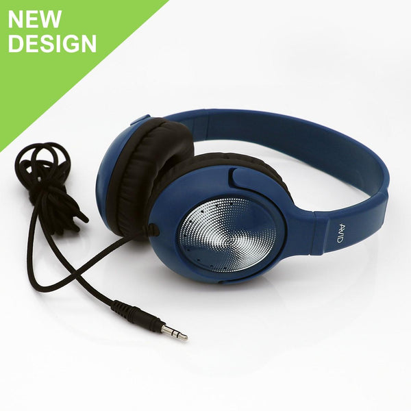 AVID AE-54 Blue and Silver Headphones - Counterpoint