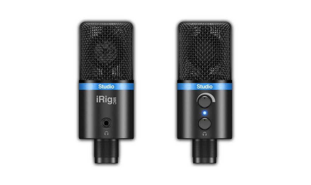 iRig Mic Studio Ultra-Compact Studio Condenser Microphone - Black - Counterpoint