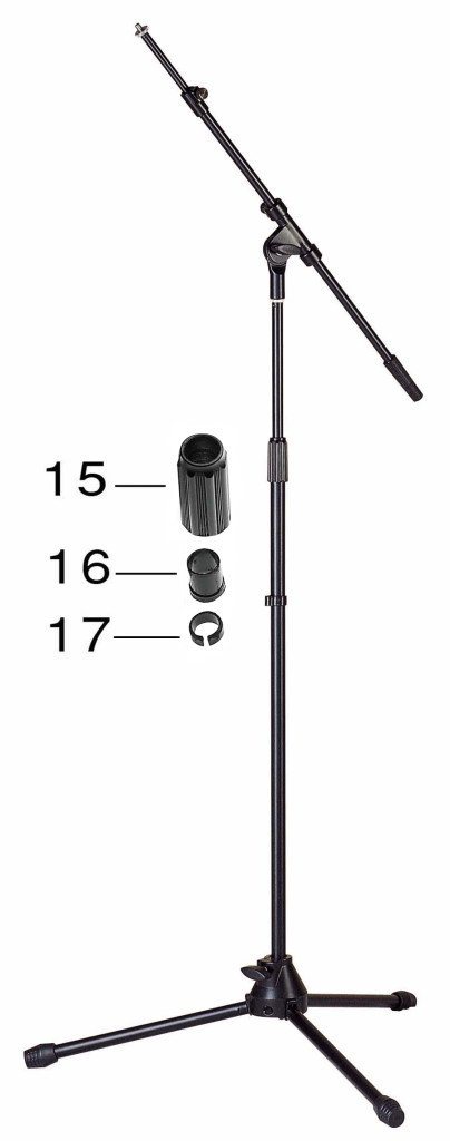 Stagg Telescopic Microphone Boom Stand with Folding Legs - Counterpoint