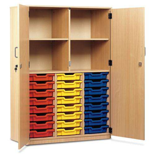 Monarch MEQ24C - 24 Tray Cupboard with Full Lockable Doors - Counterpoint