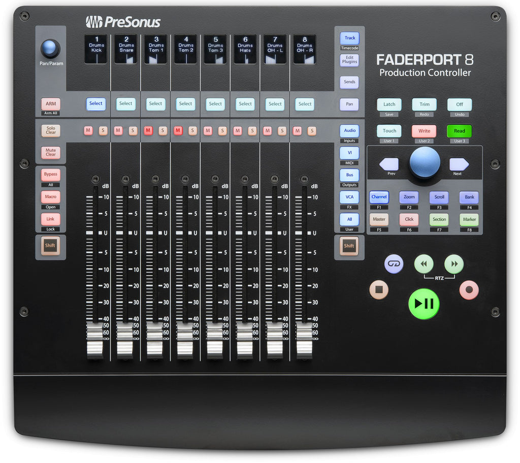 Presonus Faderport 8 Channel DAW Control Surface - Counterpoint