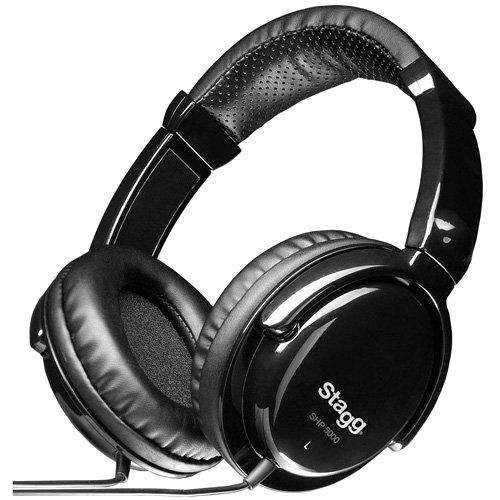 Stagg SHP-5000H Pro DJ Headphones 3.5mm Plug + 6.35mm Adaptor - Counterpoint