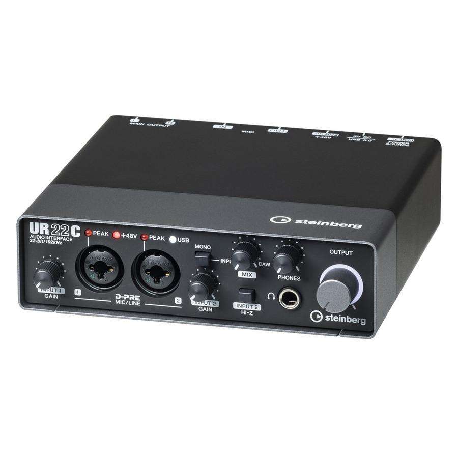 Steinberg UR22C USB 3 Audio & Midi Interface, 47052 for Education