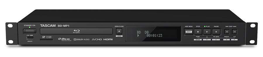 Tascam BD-MP1 Blu-Ray Player with Rackmount - Counterpoint